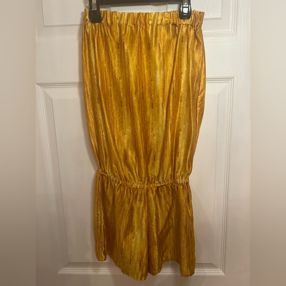 Rare Alexis Strapless Yellow Romper